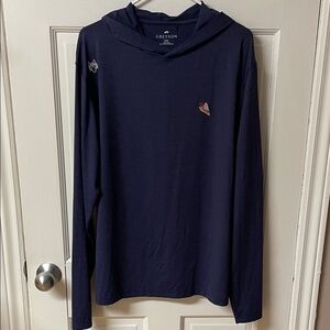 Greyson brrr cooling navy light golf hoodie men’s size XXL